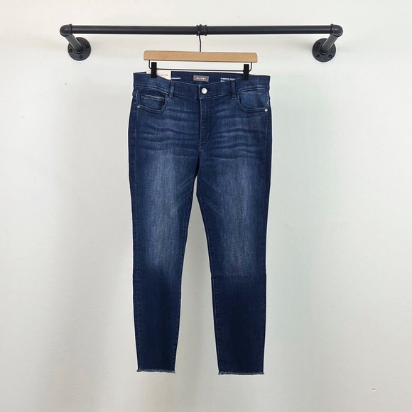 NEW DL1961 Florence Mid Rise Instasculpt Skinny Jeans in Stranded Dark Blue - Picture 5 of 10